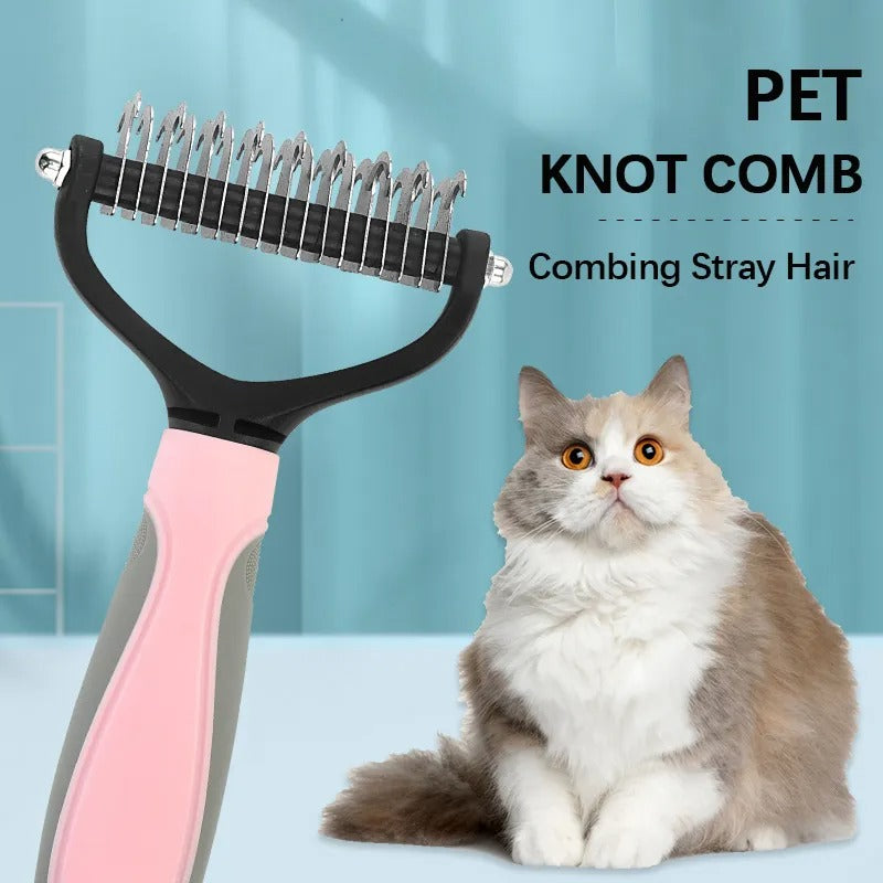 Double-Sided Pet Grooming Tool