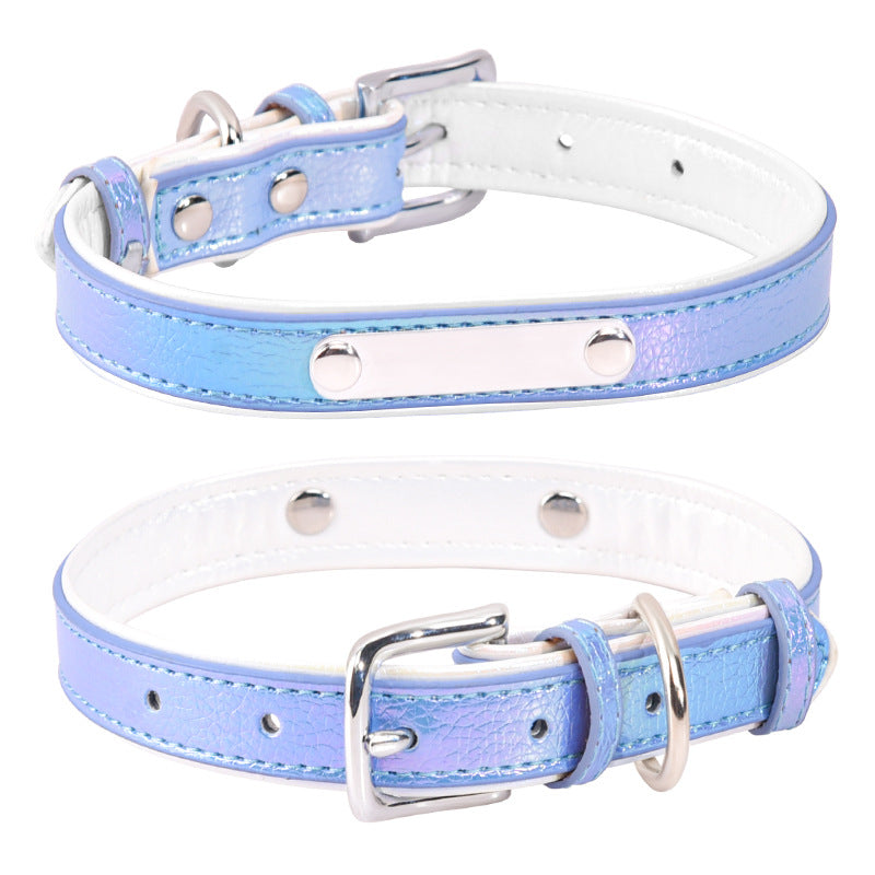 Adjustable Engraved Dog Collar and Leash for Small Dogs