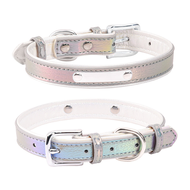 Adjustable Engraved Dog Collar and Leash for Small Dogs