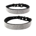 Adjustable Suede Leather Dog Collar and Leash Set
