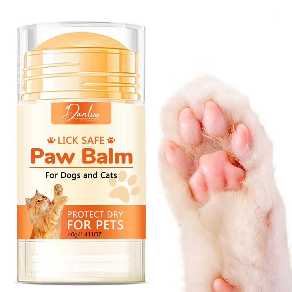 Dog Paw Balm for Cracked Paws Natural Paw Stick Pet Paw Cream Butter Wax Moisturizer & Protection for Dog Feet Foot Pads Relieve Dogs Pain Heals Repairs Dry Damaged Paws Effective Safe.