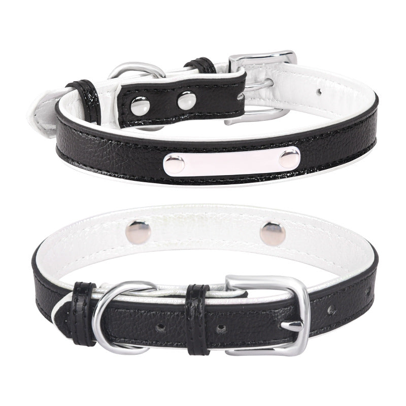 Adjustable Engraved Dog Collar and Leash for Small Dogs