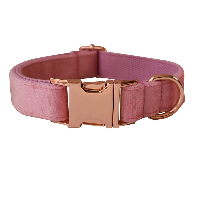 Double Layer Microfiber Velvet Dog Collar