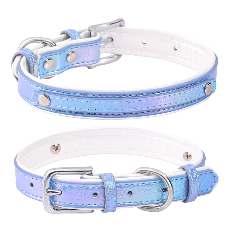 Adjustable Engraved Dog Collar and Leash for Small Dogs