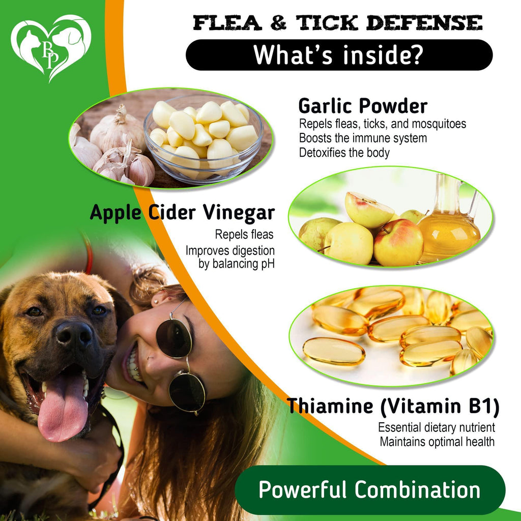 flea and tick Prevention Chewable Pills for Dogs Natural Pest Control for Pets Dogs