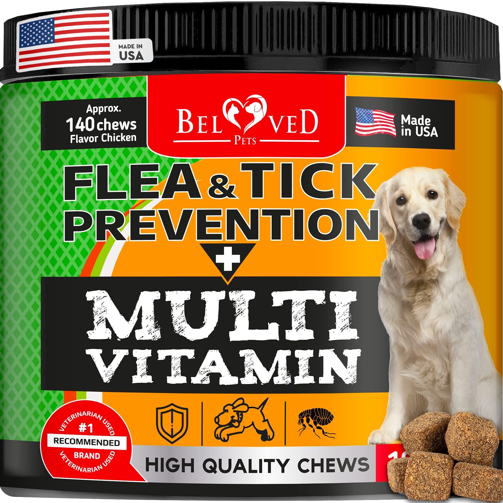 flea and tick Prevention Chewable Pills for Dogs Natural Pest Control for Pets Dogs