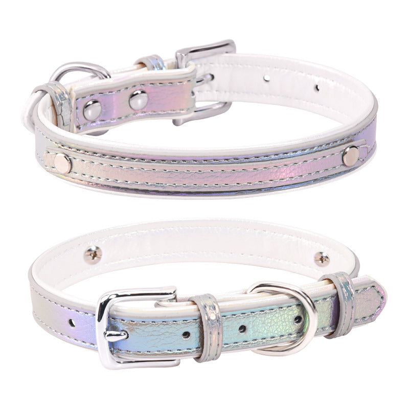 Adjustable Engraved Dog Collar and Leash for Small Dogs